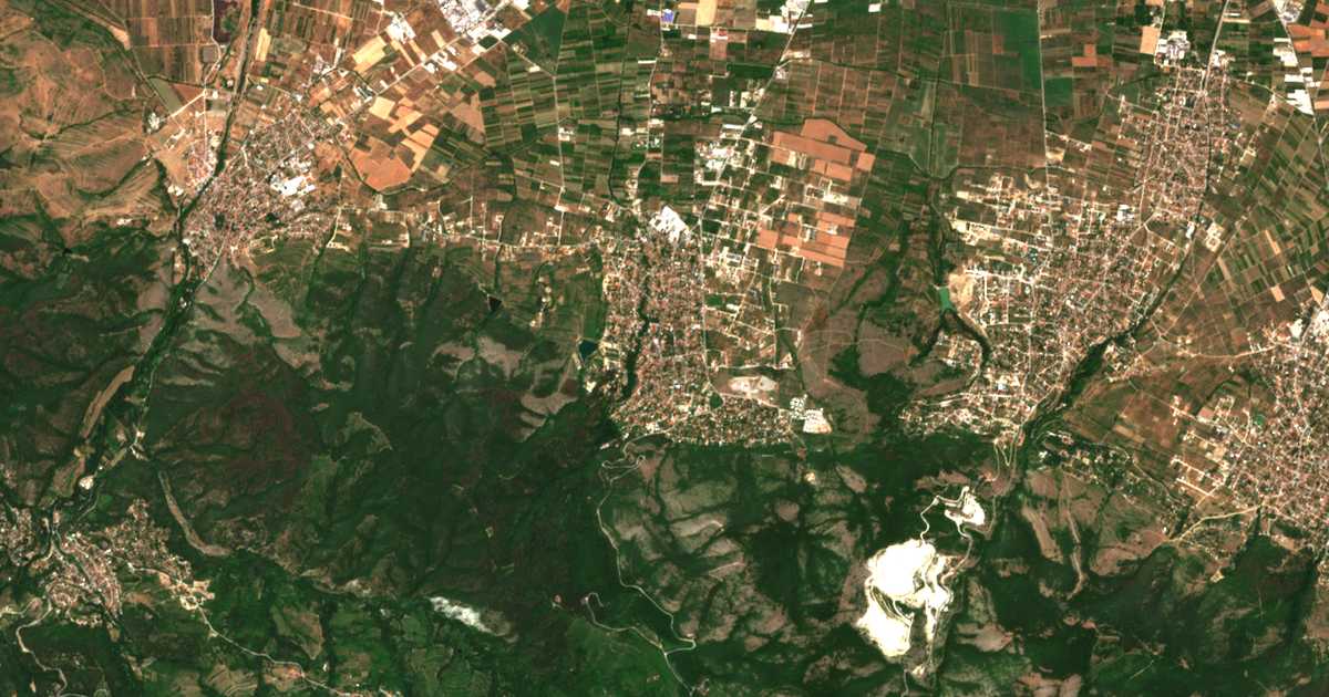 Satellitenkarte von Markovo