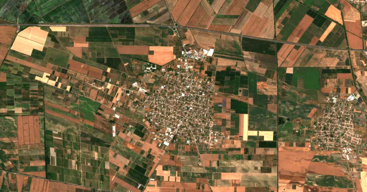 Satellitenkarte von Calapica