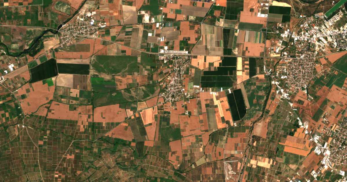 Satellitenkarte von Zlatitrap