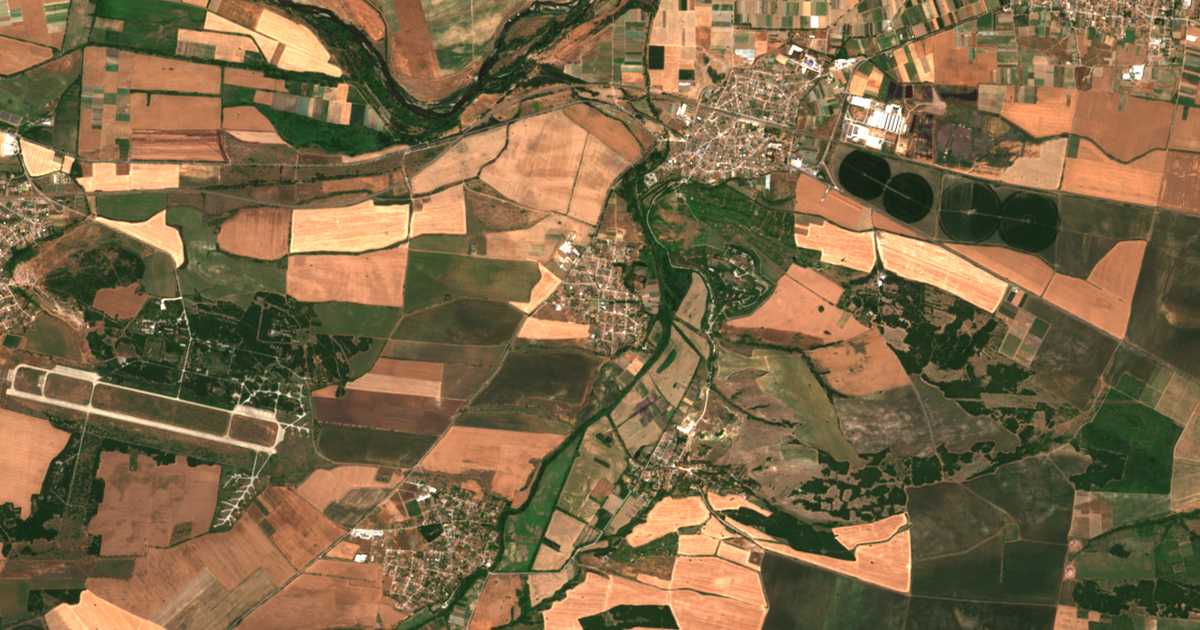 Satellitenkarte von Selci