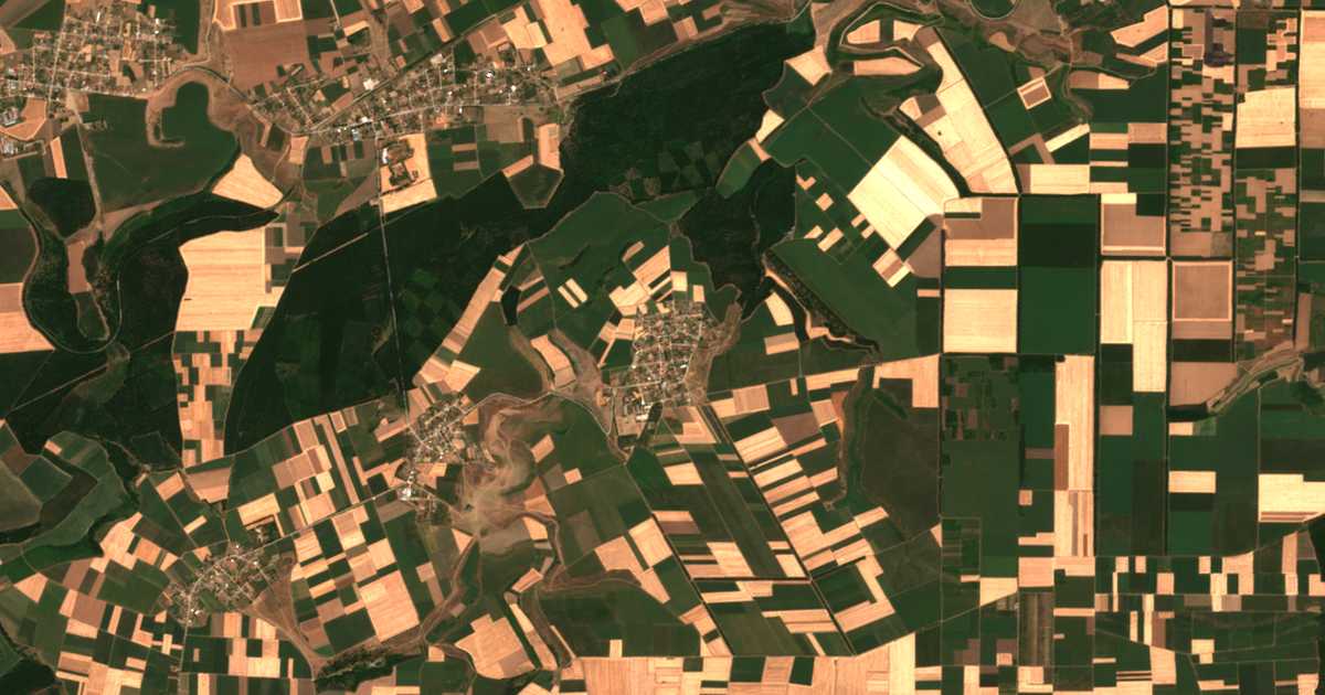 Satellitenkarte von Delčevo