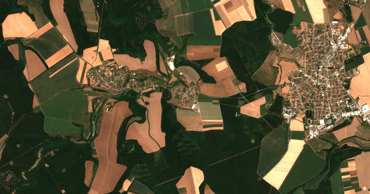Satellitenkarte von Dragomǎž