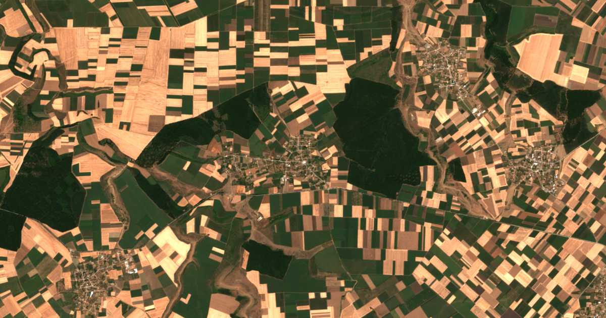 Satellitenkarte von Duhovec