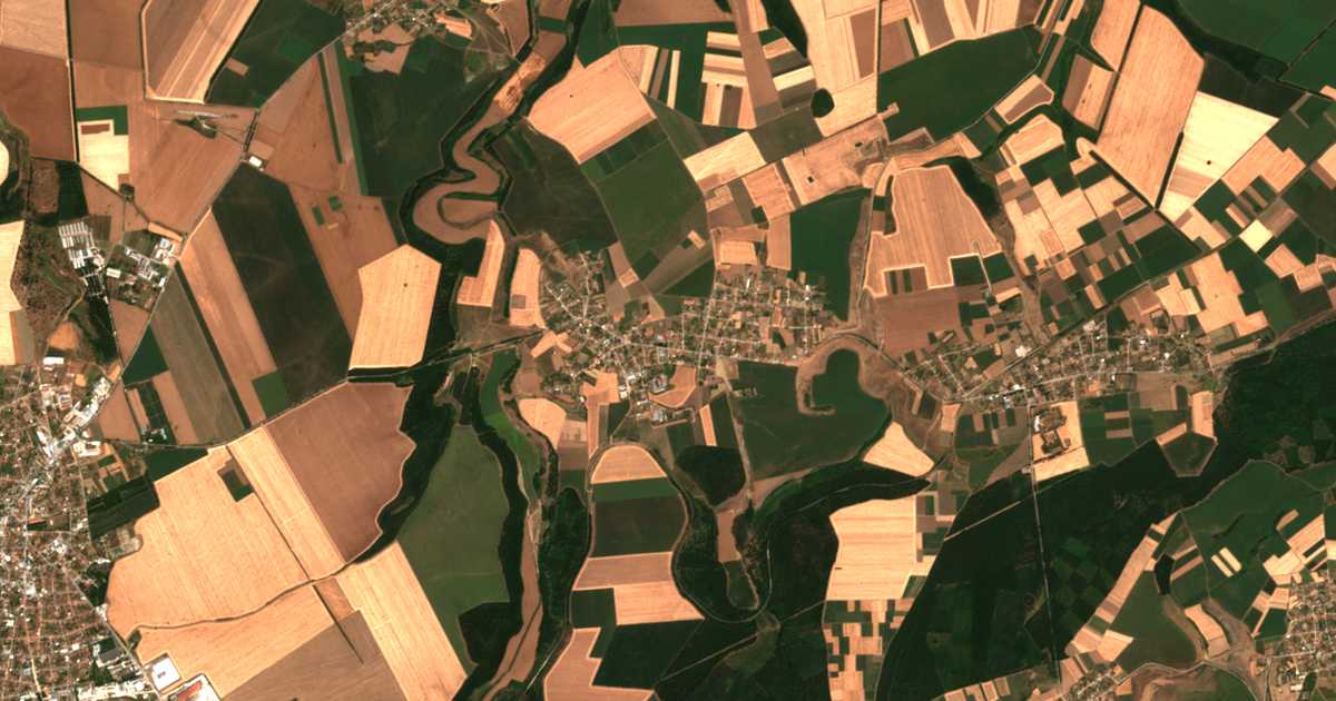 Satellitenkarte von Kitančevo