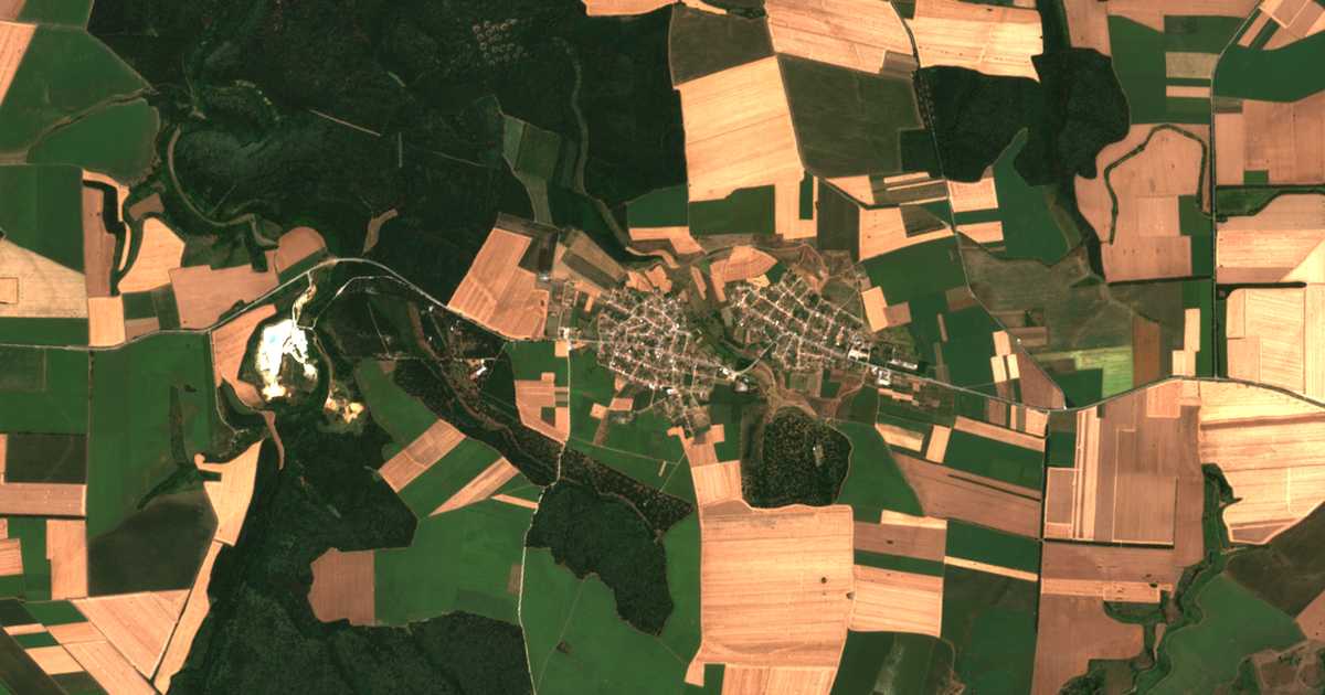 Satellitenkarte von Belovec