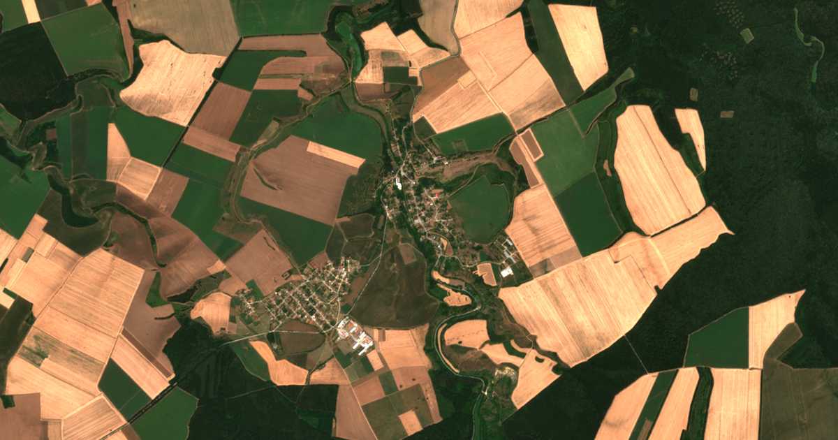 Satellitenkarte von Kamenovo