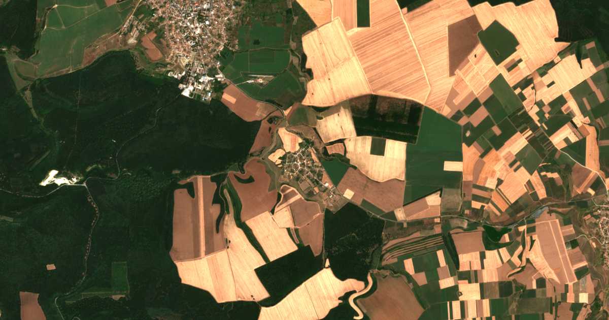Satellitenkarte von Medovene
