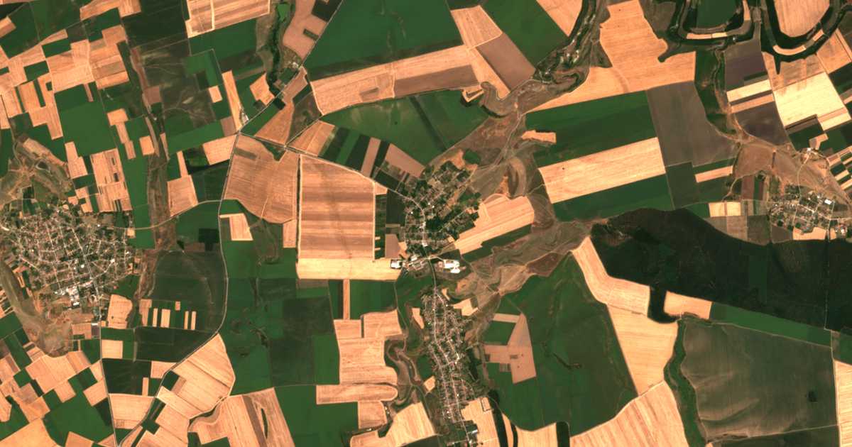 Satellitenkarte von Terter