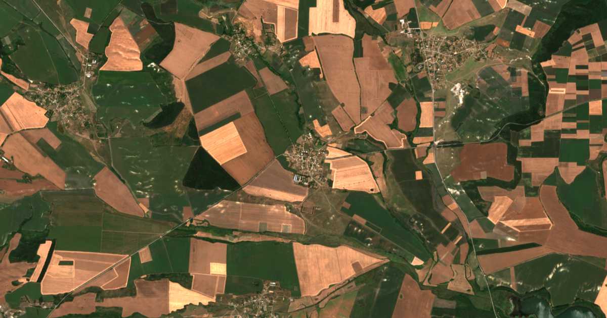 Satellitenkarte von Čudomir
