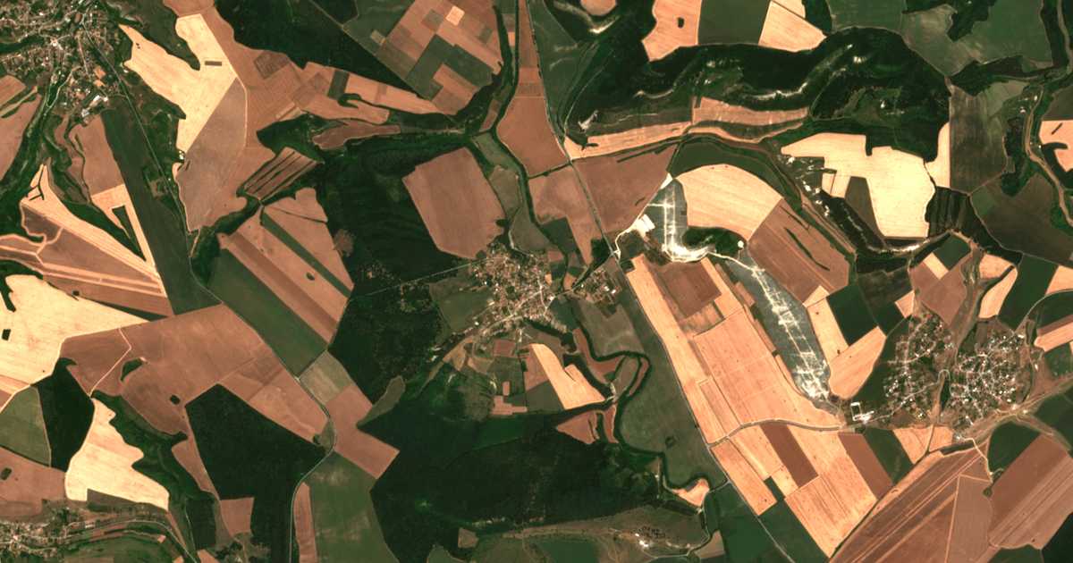 Satellitenkarte von Kamenar
