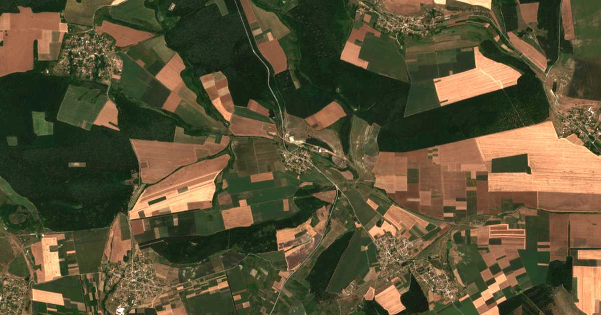 Satellitenkarte von Manastirsko
