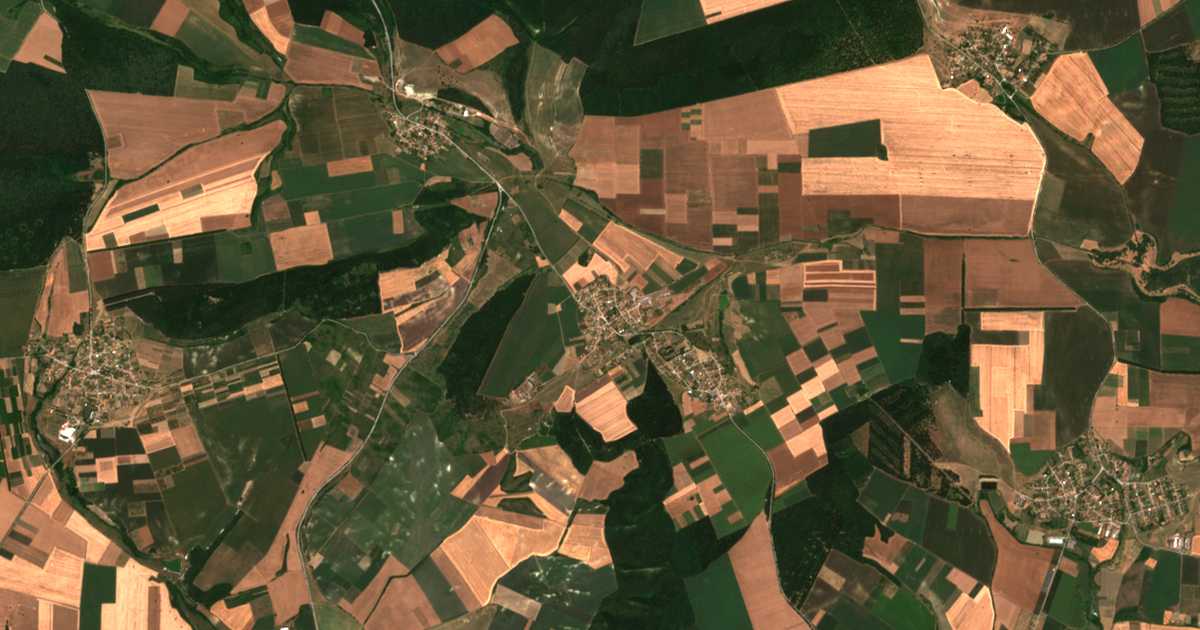 Satellitenkarte von Sinja Voda