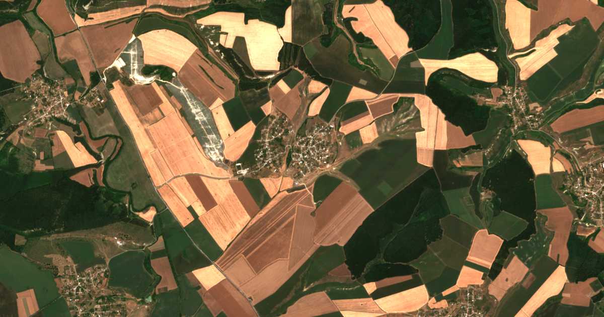 Satellitenkarte von Veselina