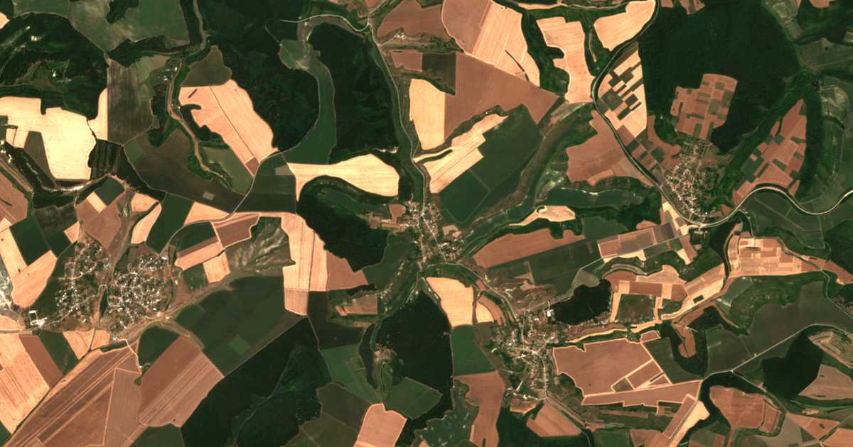 Satellitenkarte von Huma