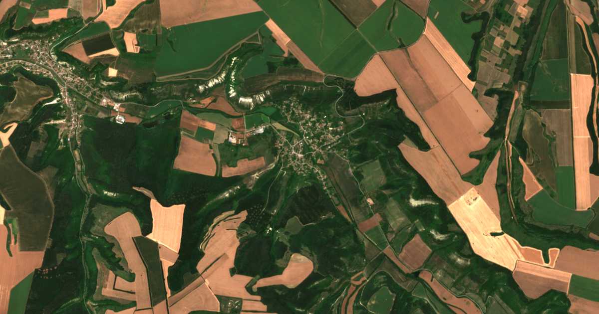 Satellitenkarte von Kostandenec