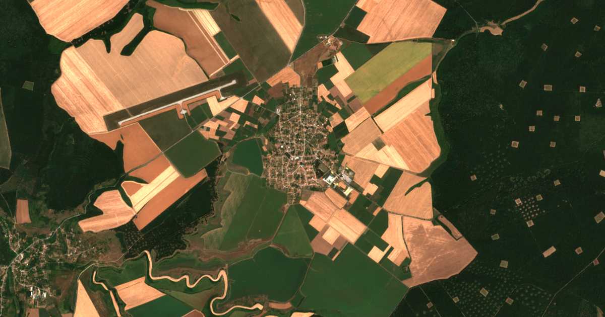 Satellitenkarte von Ostrovo