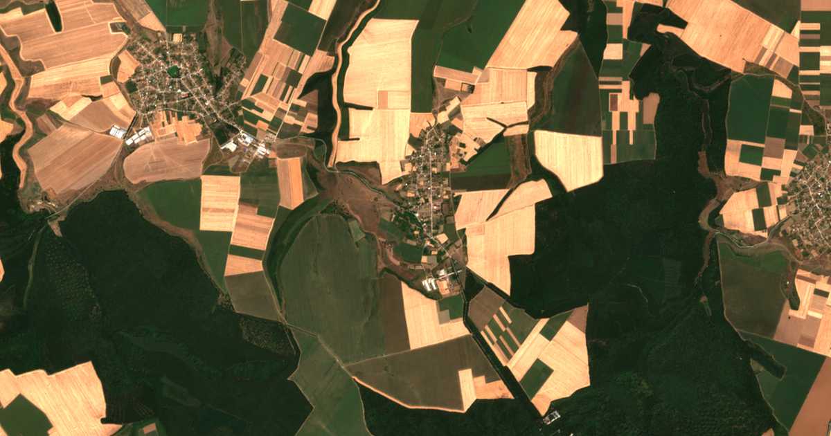 Satellitenkarte von Suševo