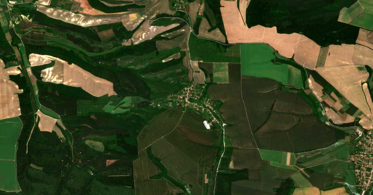 Satellitenkarte von Bistrenci