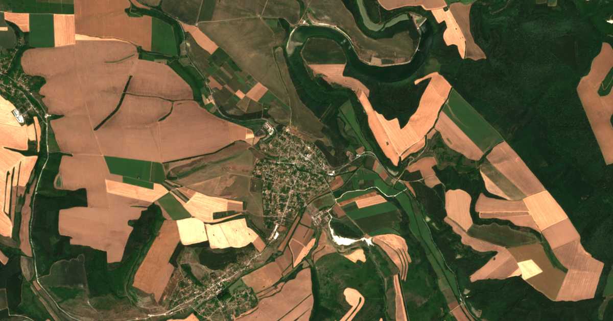 Satellitenkarte von Koprivec