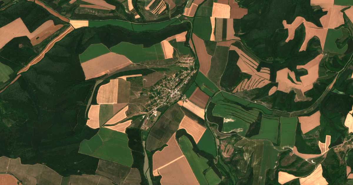 Satellitenkarte von Baniska