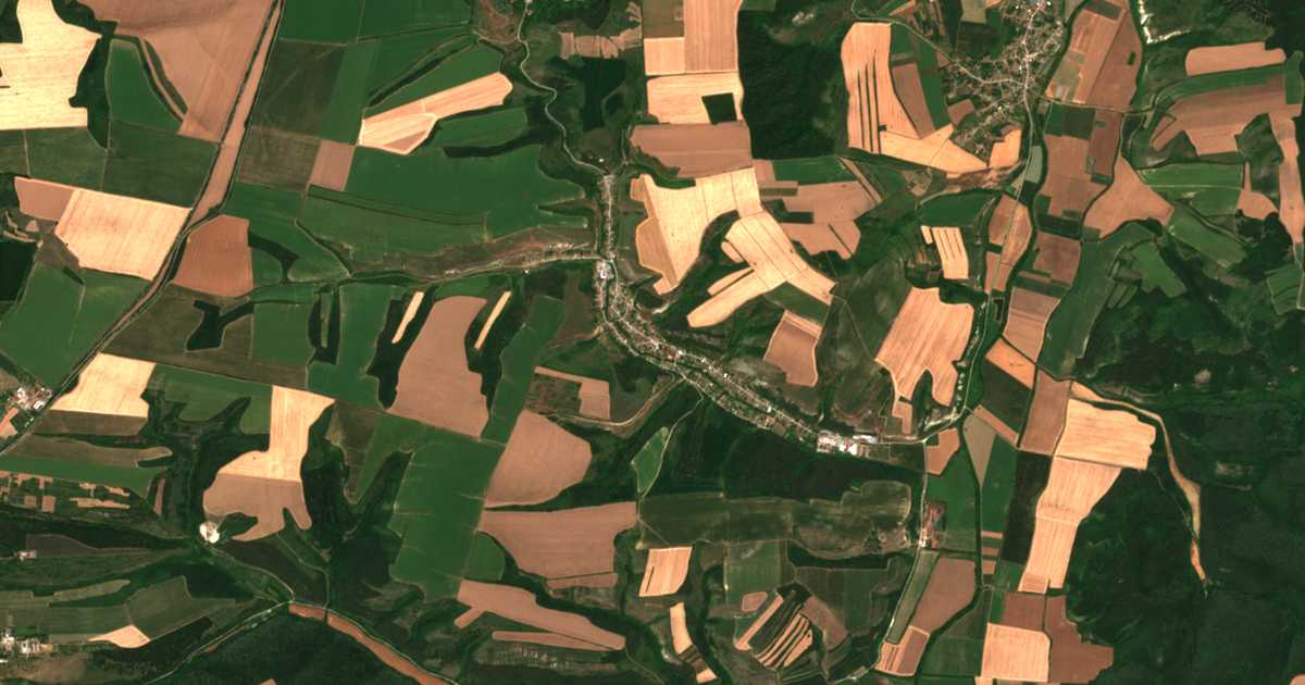 Satellitenkarte von Bǎzovec