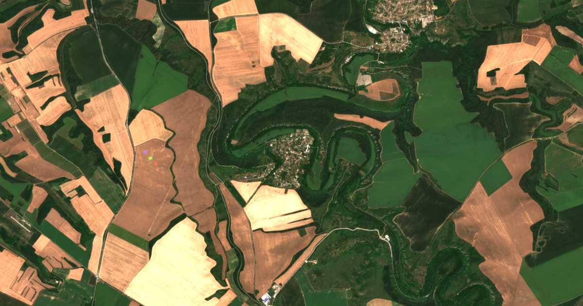 Satellitenkarte von Božičen