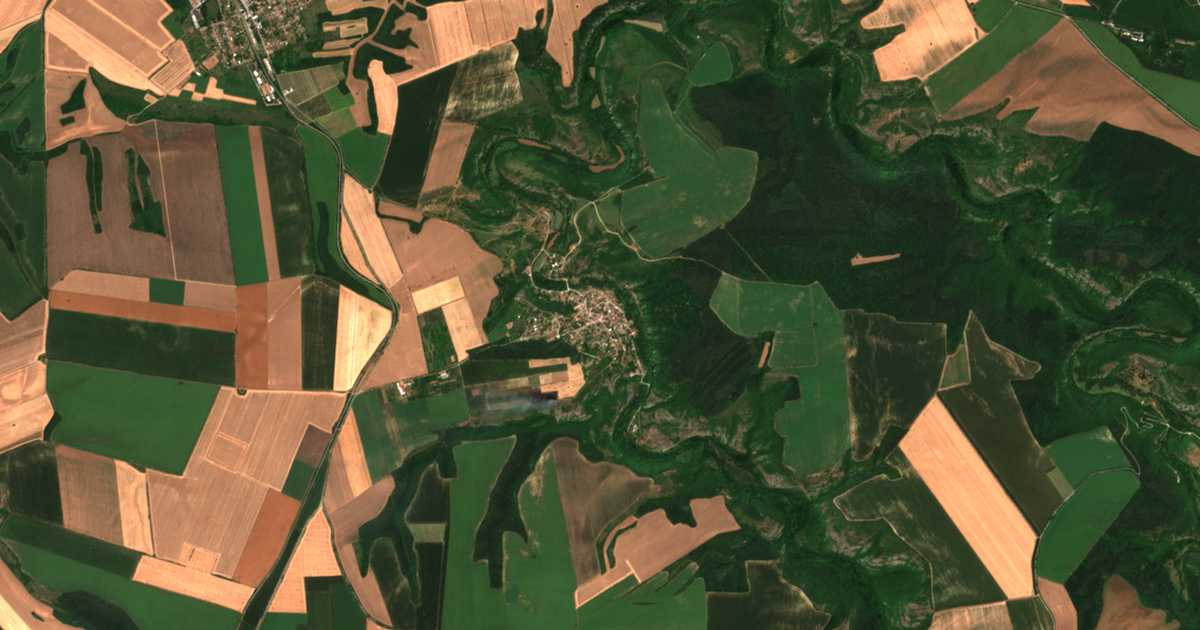 Satellitenkarte von Košov