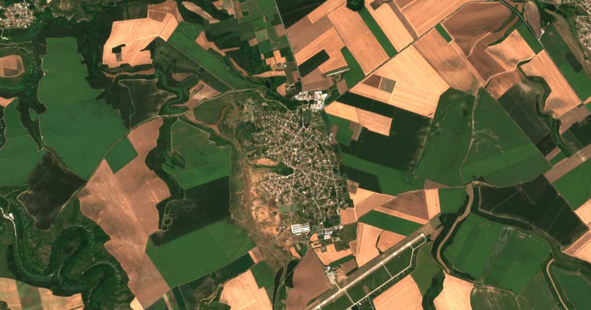 Satellitenkarte von Štrǎklevo