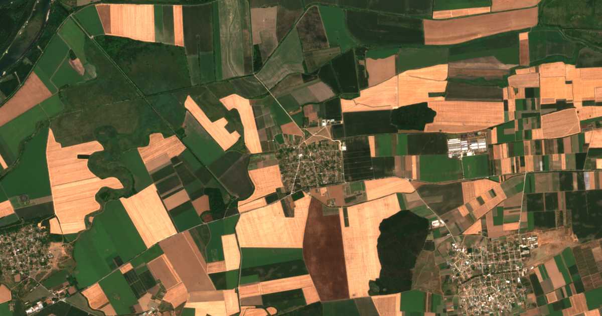 Satellitenkarte von Brǎšlen