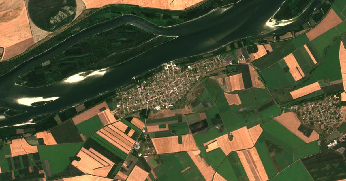 Satellitenkarte von Rjahovo