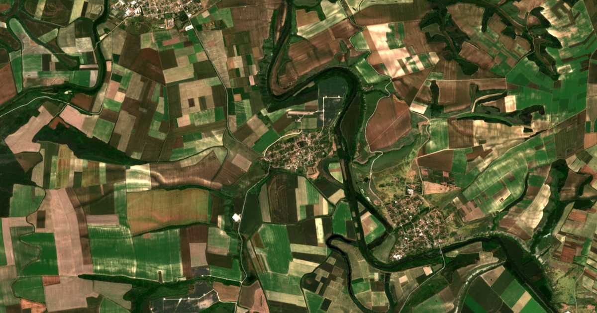 Satellitenkarte von Džuljunica