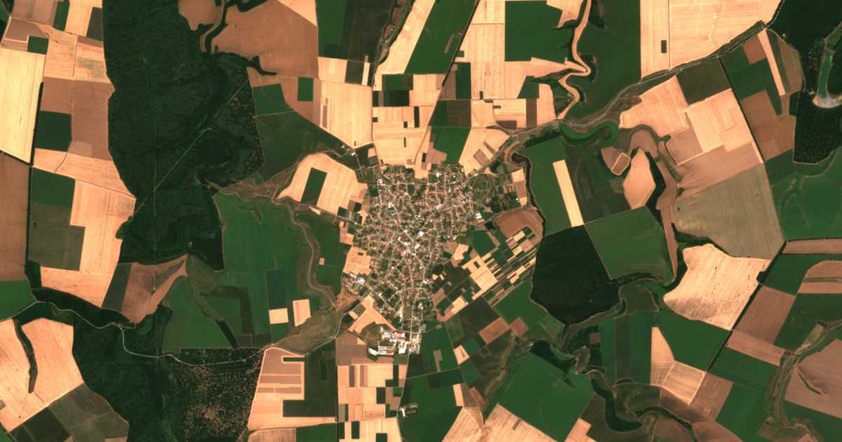 Satellitenkarte von Glodschewo