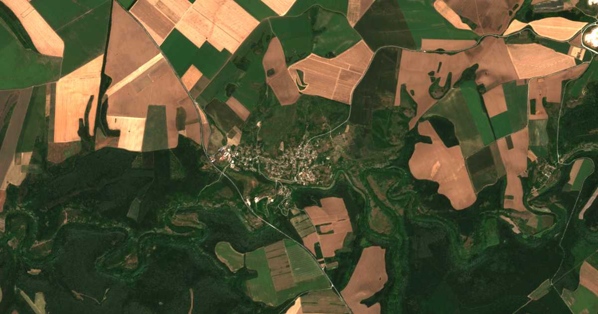 Satellitenkarte von Pisanec