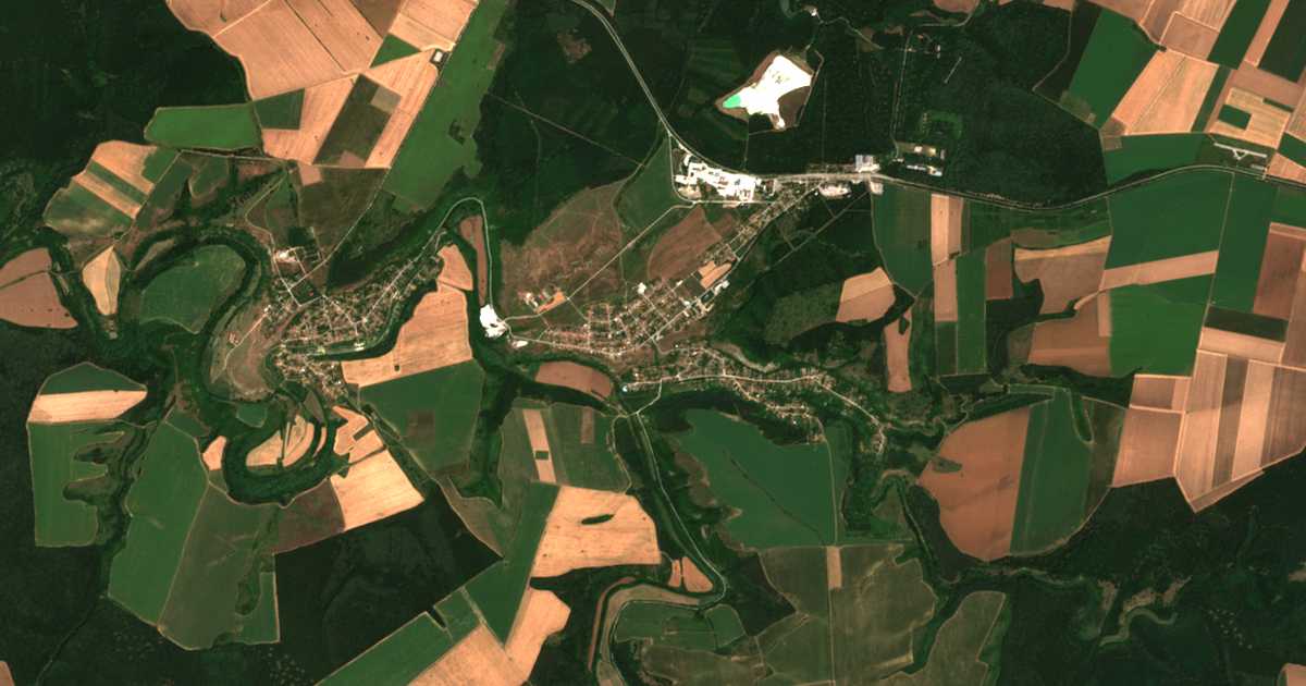 Satellitenkarte von Senowo