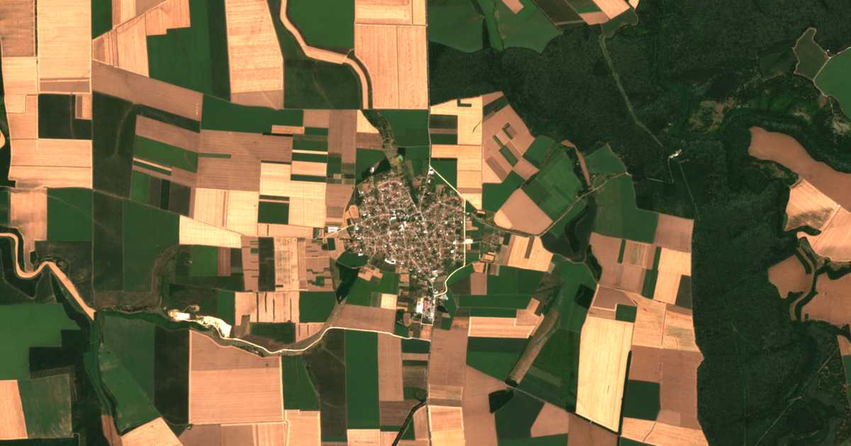 Satellitenkarte von Smirnenski