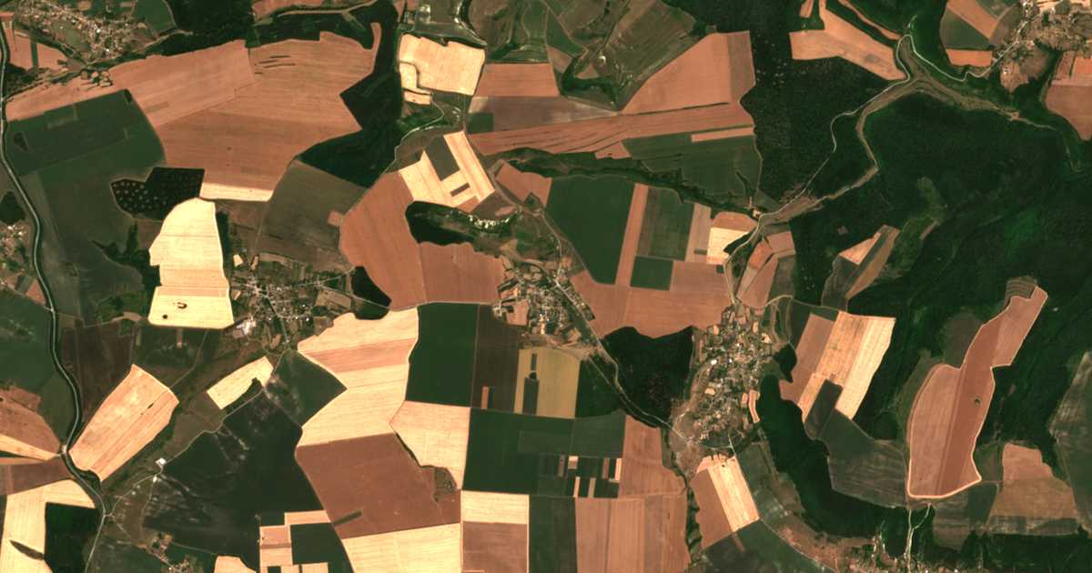 Satellitenkarte von Kalino