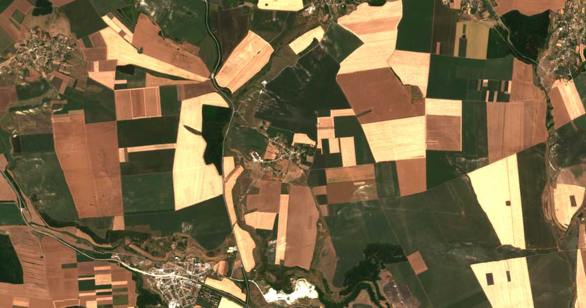 Satellitenkarte von Slivak