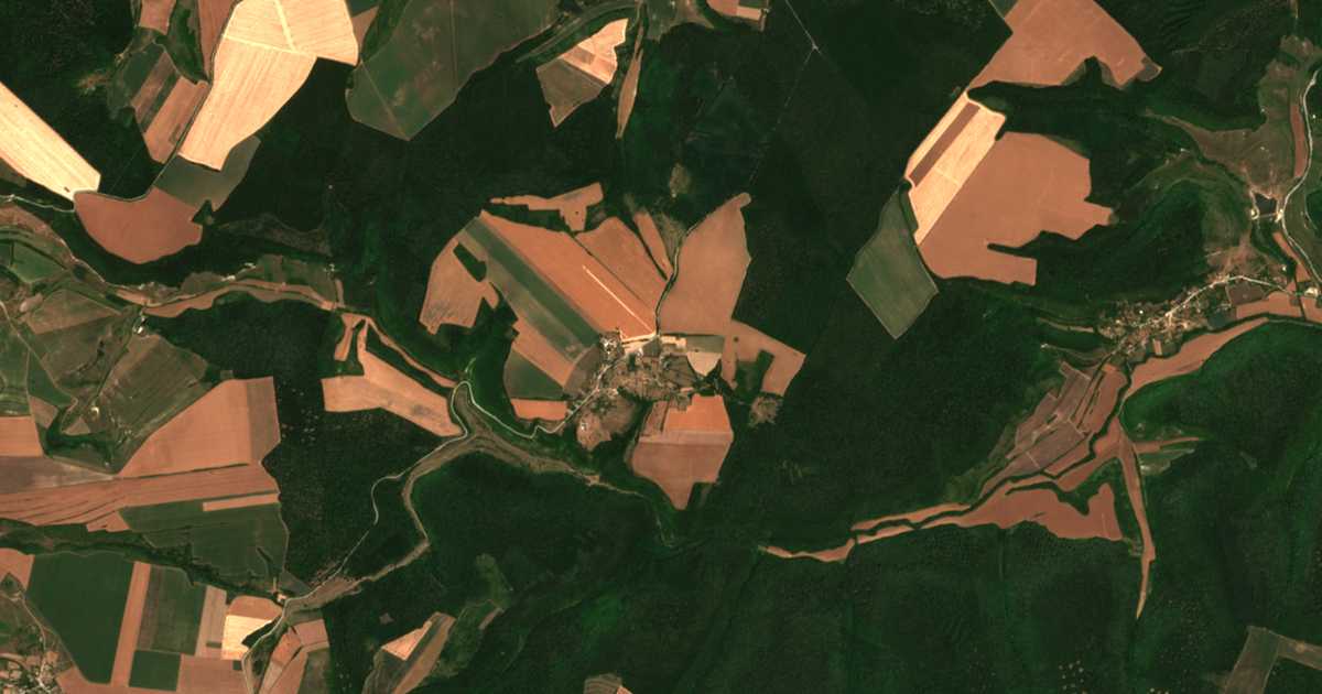 Satellitenkarte von Stanovec