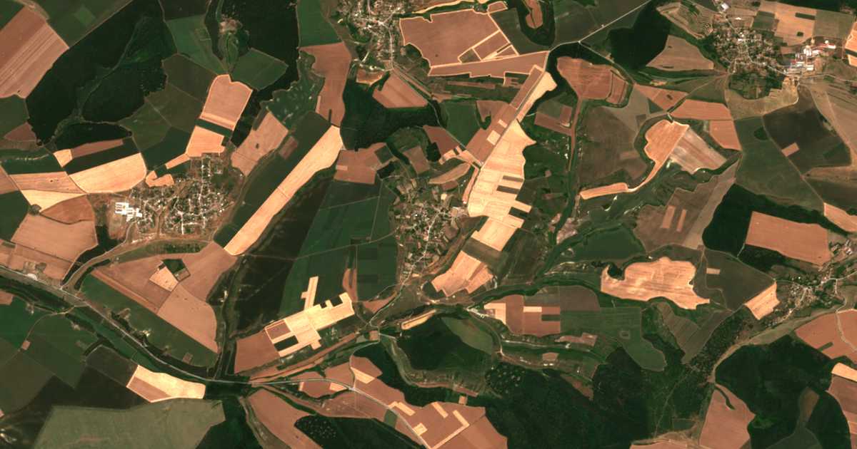 Satellitenkarte von Tervel