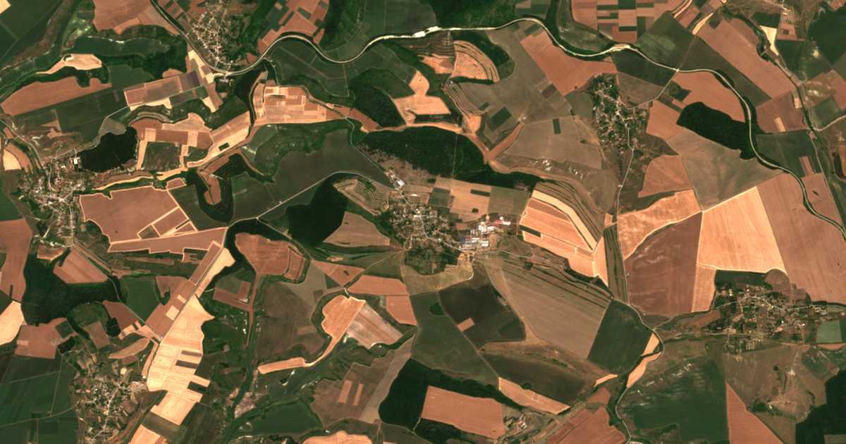 Satellitenkarte von Trem