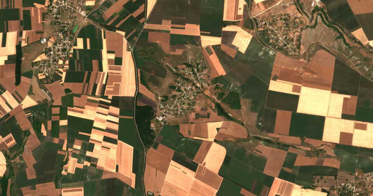 Satellitenkarte von Vǎrbak