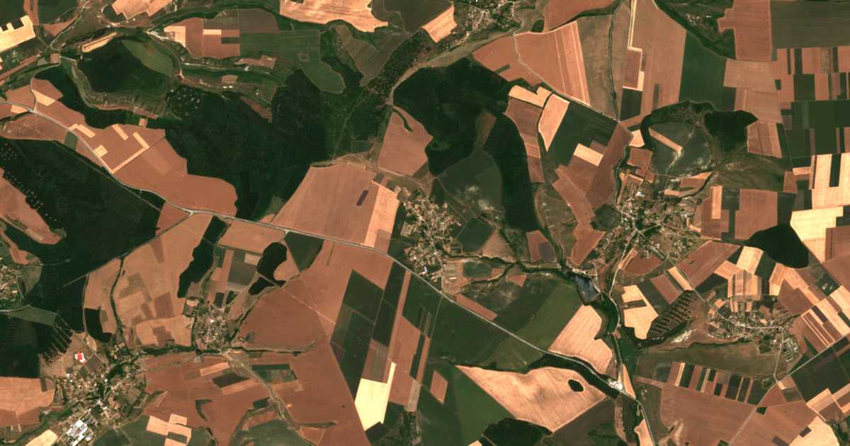 Satellitenkarte von Zvegor