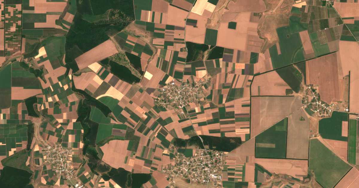 Satellitenkarte von Zagoriče
