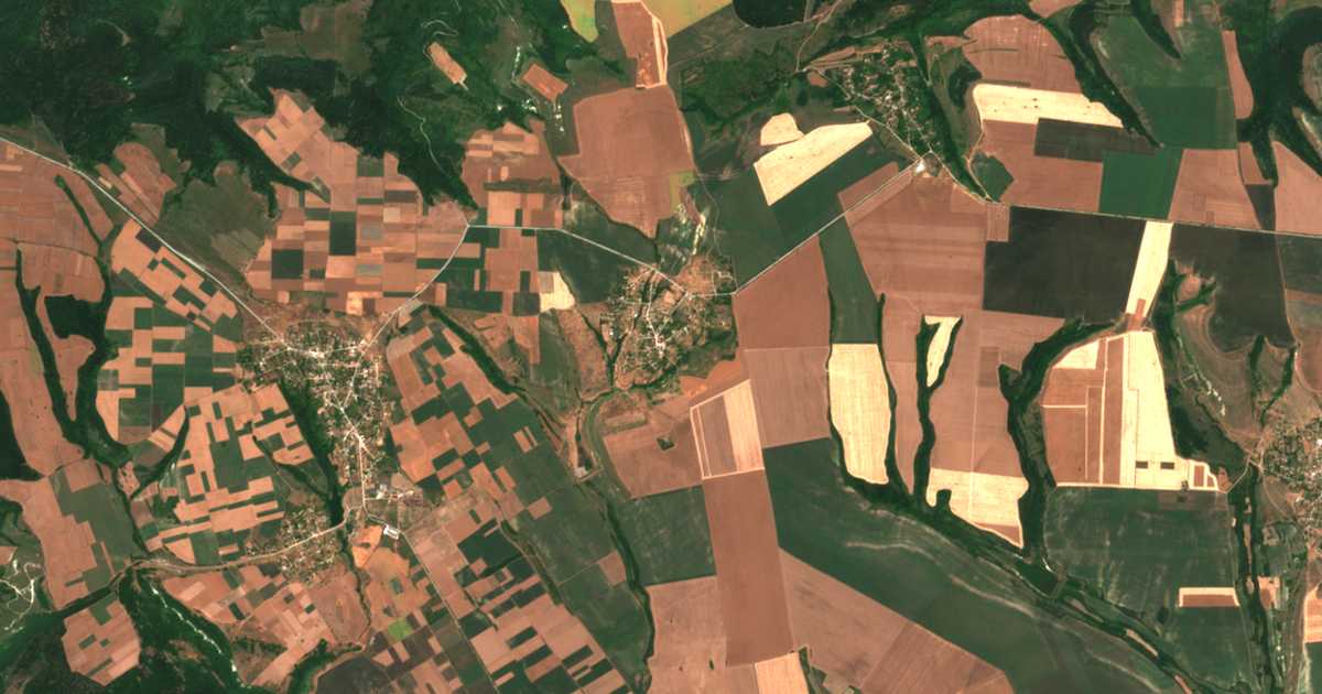 Satellitenkarte von Kosovo