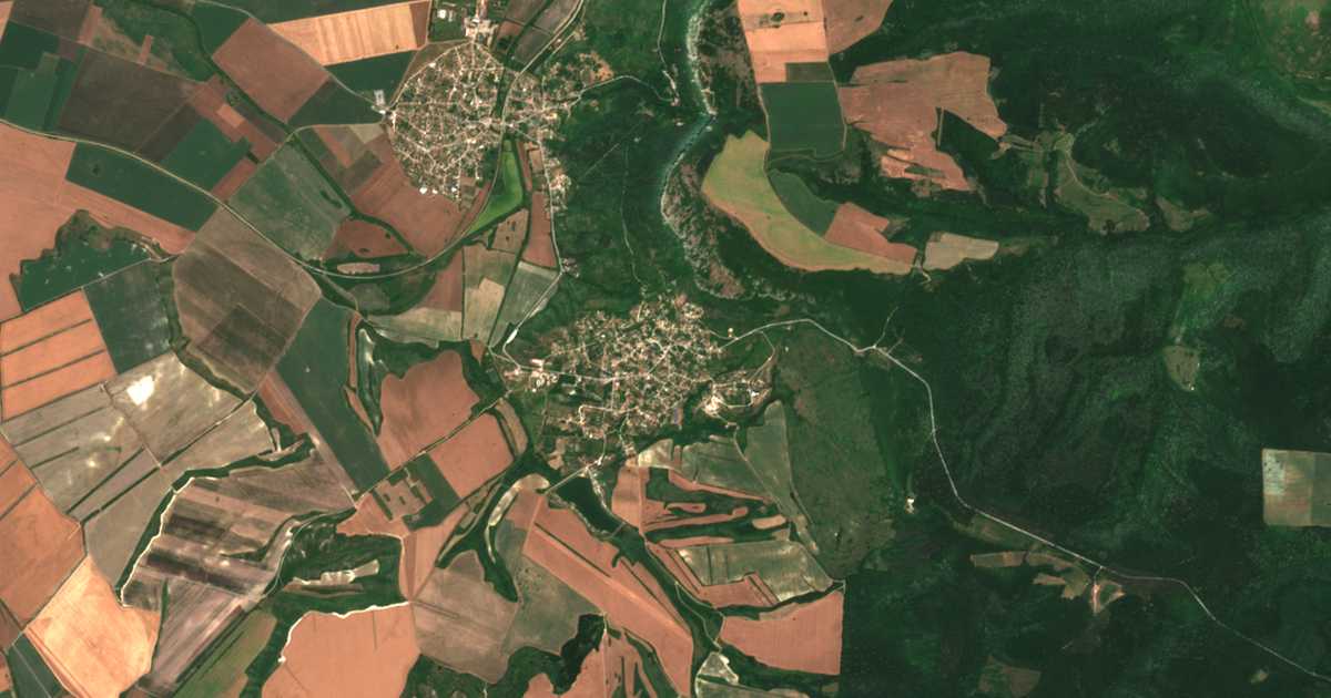 Satellitenkarte von Kjulevča