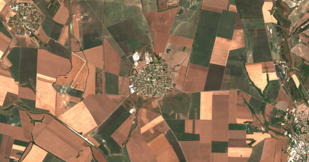Satellitenkarte von Pliska