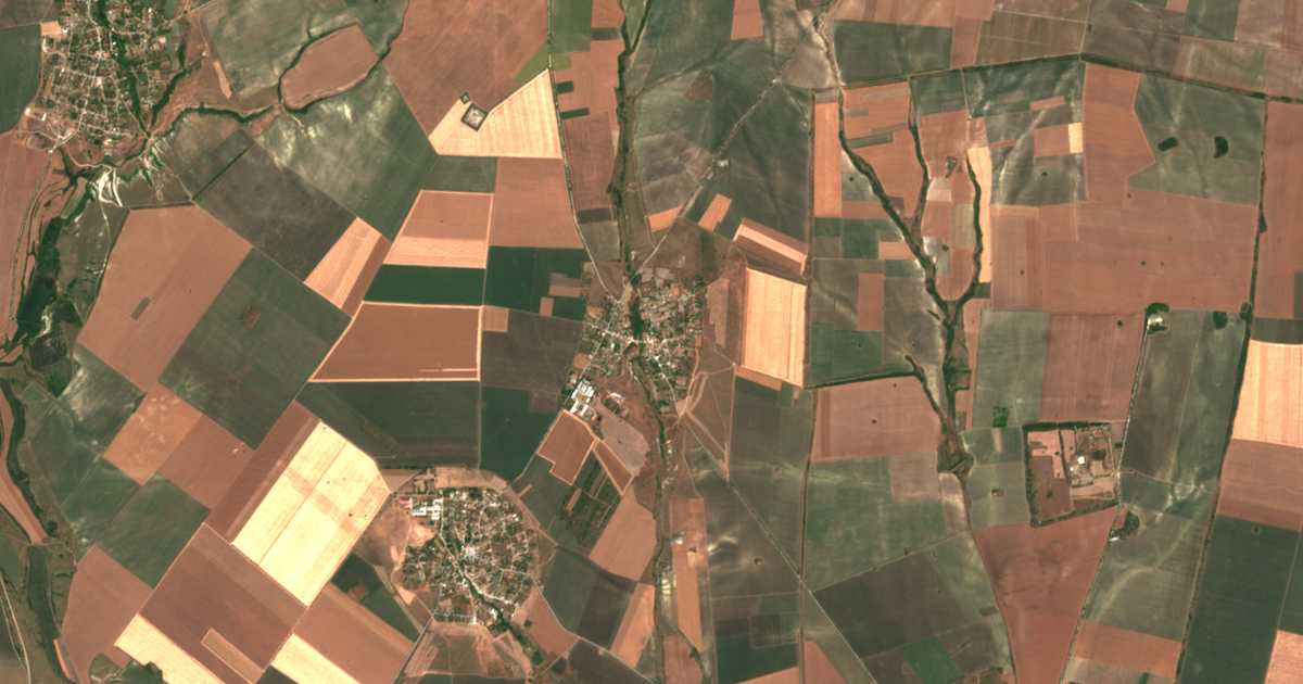 Satellitenkarte von Vǎrbjane