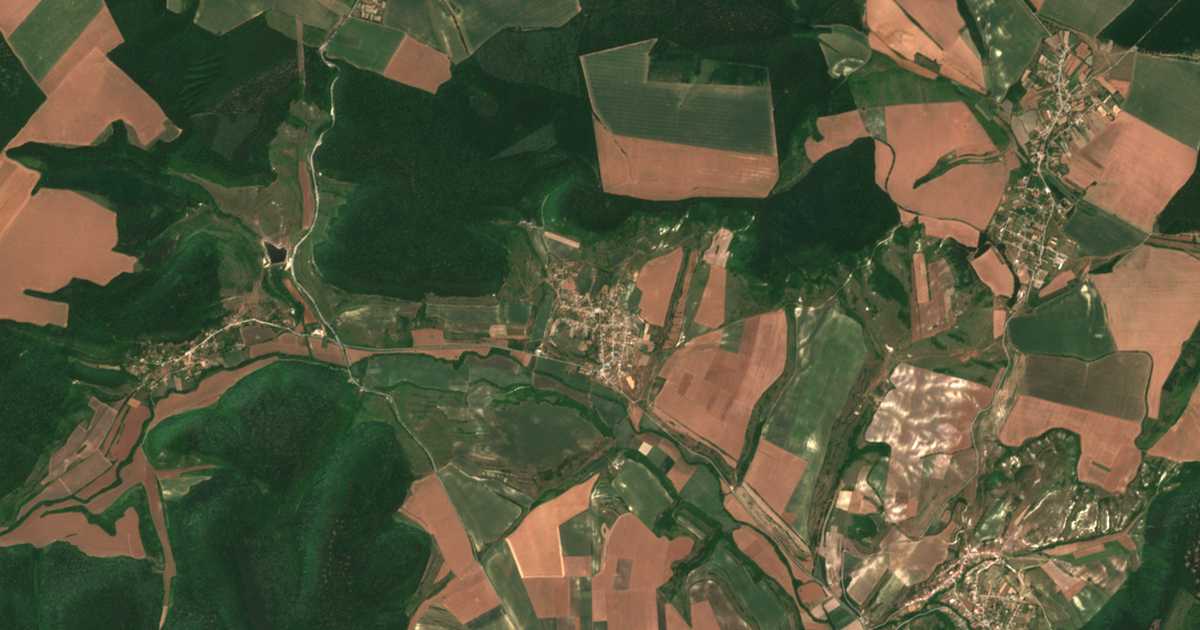 Satellitenkarte von Kriva Reka