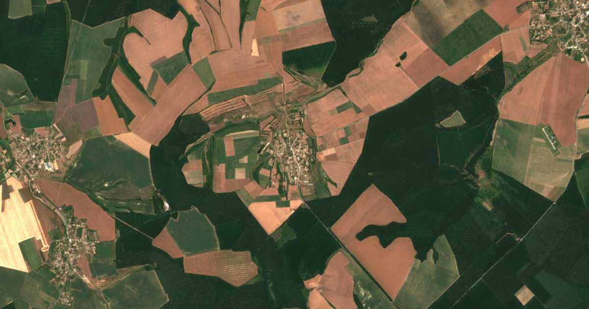 Satellitenkarte von Ružica