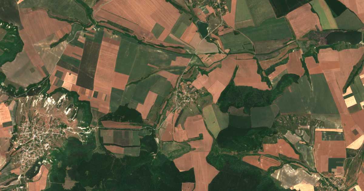 Satellitenkarte von Sečište